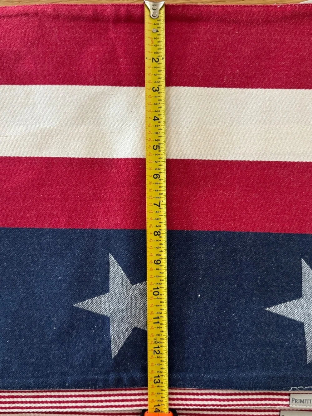 Set of 4 Star Stripes Placemat Primitive by Kathy